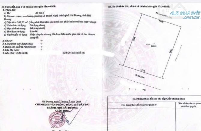 Cần bán gấp lô biệt thự siêu VIP mặt phố Đinh Tiên Hoàng khu Đông Nam Cường TP Hải Dương