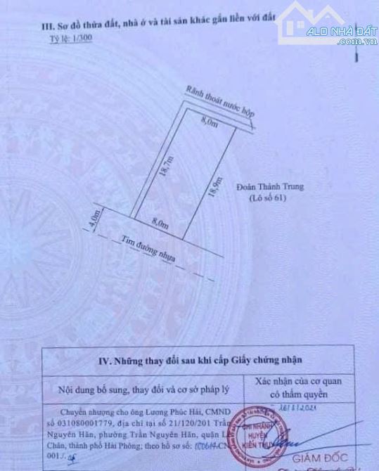 Bán đất Kim Đới 2 - Hữu Bằng - Kiến Thụy - Hải Phòng - 1