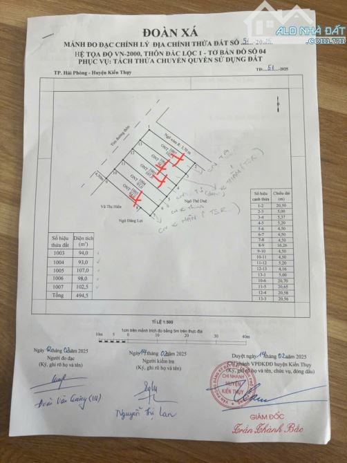 Bán đất Đại Lộc 1 - Đoàn Xá - Kiến Thụy - Hải Phòng - 1