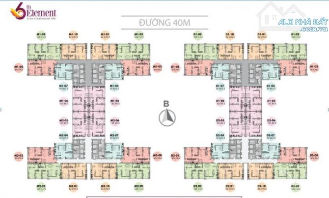 Cho thuê chung cư 6TH Element Tây Hồ Hà Nội - Giá Thuê 15 triệu  căn 2 ngủ - 3
