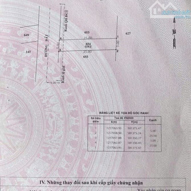 Chủ cần bán lô đất 125m2 trong khu dân cư đường nguyễn văn khạ giá 720tr - 2