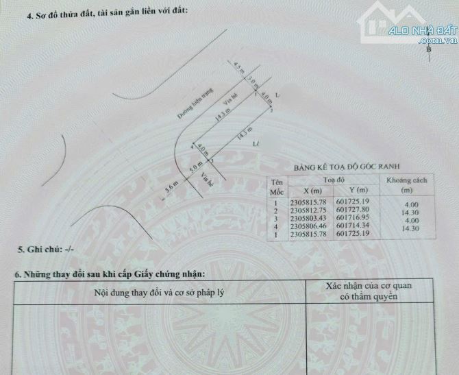 Lô góc mặt đường 21m trục chính tái định cư Đồng Giáp, Hải An   D.tích: 57m (ngang 4 x 14) - 2