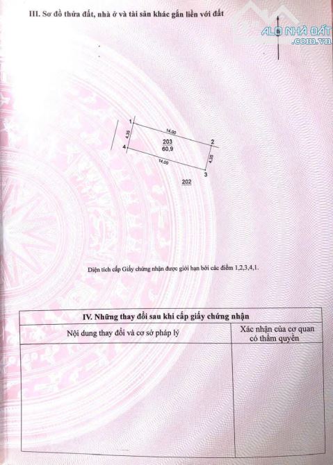 💥VIP: Ngõ Thông ô tô Đình Trung Xuân Nộn Đông Anh giá 5x DT: 60.9M² GẦN BÌA BẮC - 3