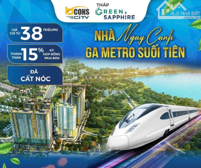 💎CĂN 2PN 2WC ĐẸP VÀ GIÁ TỐT NHẤT BCONS CITY - CÓ SẴN HD THUÊ LẠI 14TR/THÁNG/2 NĂM TỪ CĐT - 3