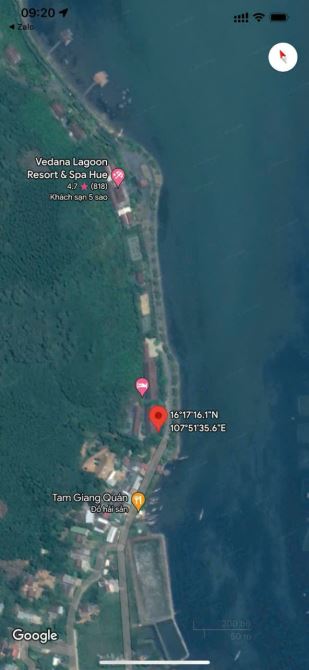 Bán đất mặt tiền cạnh khu resort Vedana Huế, view đầm phá - 3