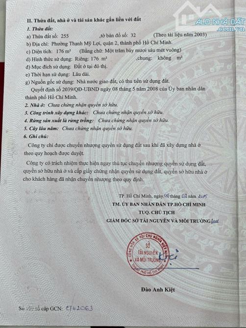 Bán đất đường Quách Giai Thạnh Mỹ Lợi Quận 2 giá 31,5 tỷ - 4