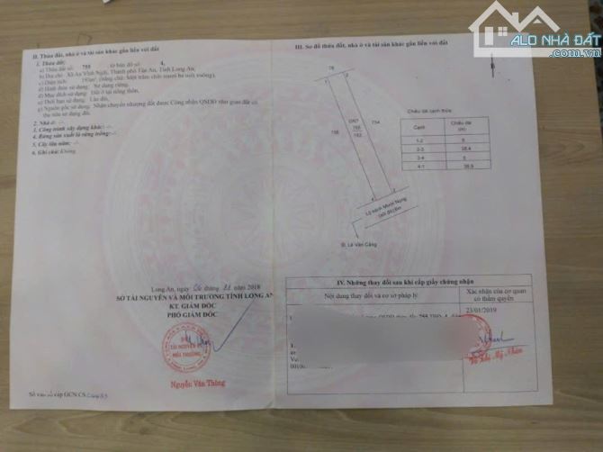 Bán đất 5 × 39 xã An Vĩnh Ngãi TP Tân An tỉnh Long An - 4