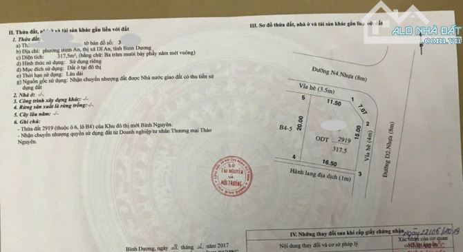 Đất biệt thự góc 2 mặt tiền 317m full thổ cư khu Bình Nguyên gần làng ĐHQG, 2101 Dĩ An - 4