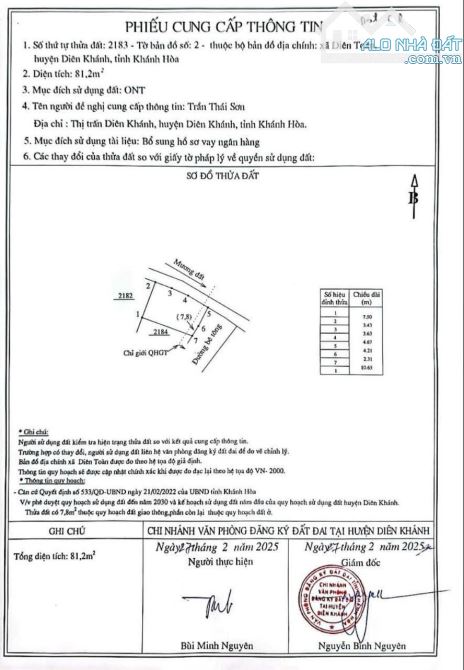 Đất Cạnh Bến Xe Nha Trang Xã Diên Toàn Giá Siêu Rẻ - 7