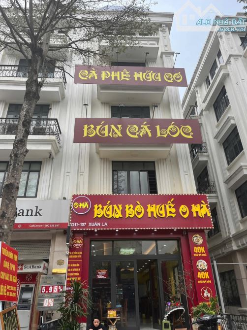 BÁN NHÀ MẶT PHỐ VIP XUÂN LA – LÔ GÓC – THANG MÁY – KINH DOANH ĐỈNH