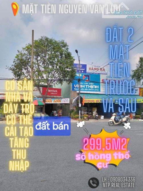 MẶT TIỀN NGUYỄN VĂN LƯU ( ĐƯỜNG 1B CŨ ) KDC VH TÂY ĐÔ CẦN THƠ