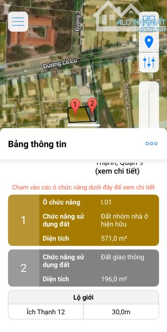 Cần bán đất tại Phường Trường Thạnh, Đường Lò Lu ,205,9 m2. - 1