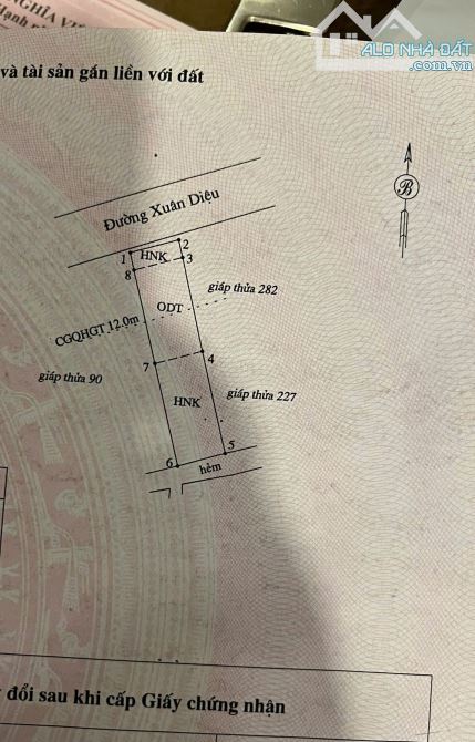 Bán lô 170m2 thổ cư mặt tiền nhựa  mũi né chỉ 3ty2 - 1