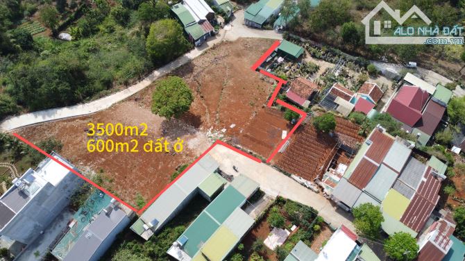 Bán 3500m2 cuối đường Thi Sách- Amasa có 600m2 đất ở - 1
