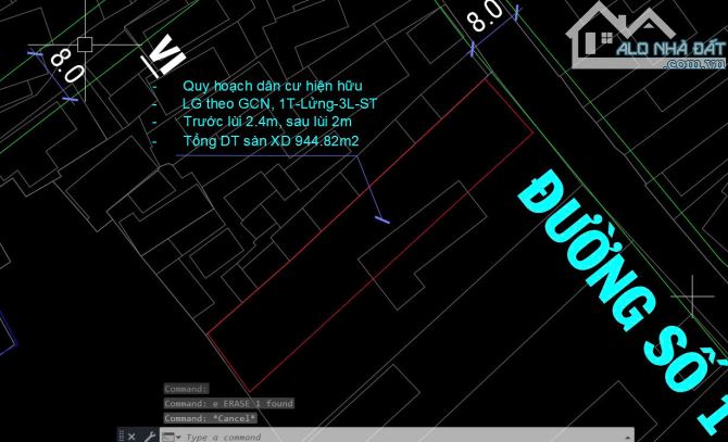 Bán nhà MT đường số 1 Linh Xuân, TP Thủ Đức ( 10mx53m, CN: 525m2 Full ODT).Giá: 23,6 tỷ TL - 1