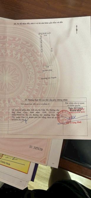 Bán đất Vũ Thạnh .hoà xuân . Đường 7m5. Sát công viên - 2