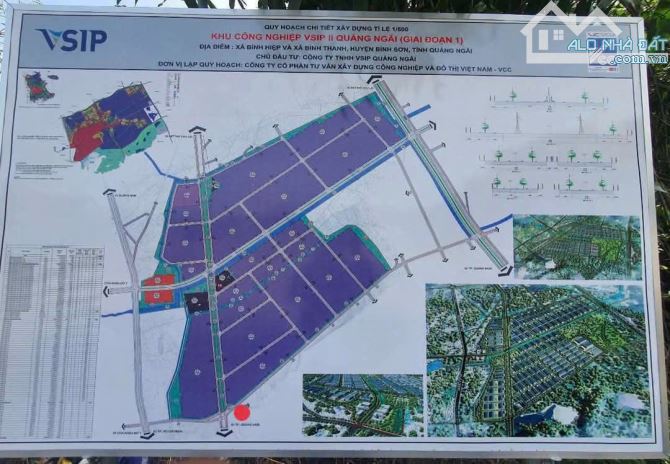 BÁN ĐẤT NỀN VSIP QUẢNG NGÃI - GẦN VSIP 1, VSIP 2, LIỀN KỀ KCN VSIP - 2