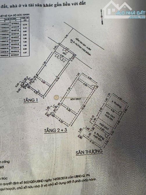 BÁN NHÀ 4 TẦNG – HẺM XE HƠI HUỲNH VĂN BÁNH, P.17, PHÚ NHUẬN 4.7X13M 12 TỶ - 2
