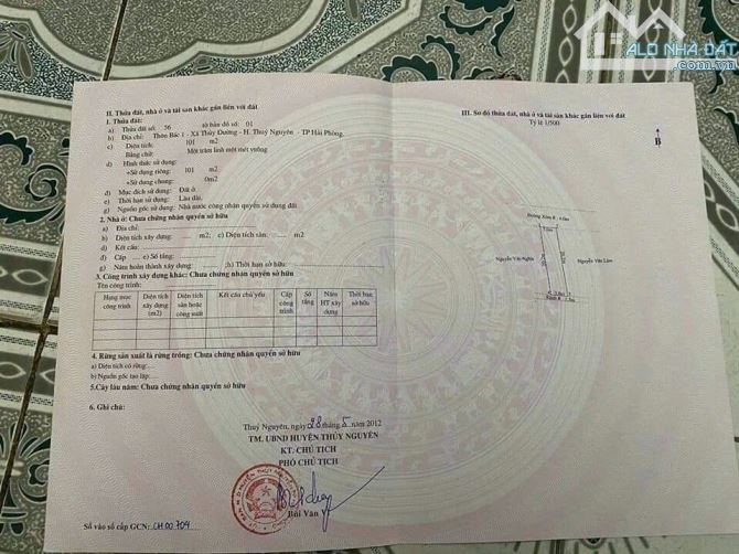 Lô đất tuyến 2 mặt 359 Bấc 1 Thuỷ Đường TP Thuỷ Nguyên. Khu G7  - DT: 101 m2. Hướng Bắc, - 3