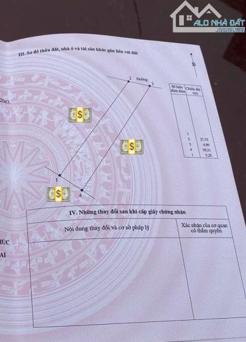 Bán 139m đất thôn Nhân Lỹ, Tam Quan,Tam Đảo,Vĩnh Phúc,đường oto thông,giá đầu tư chỉ 690tr - 3