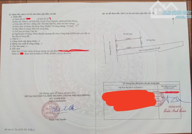 Chào bán lô góc siêu đẹp phường Lê Hồng Phong , địa phận xã Kiền Bái - 4