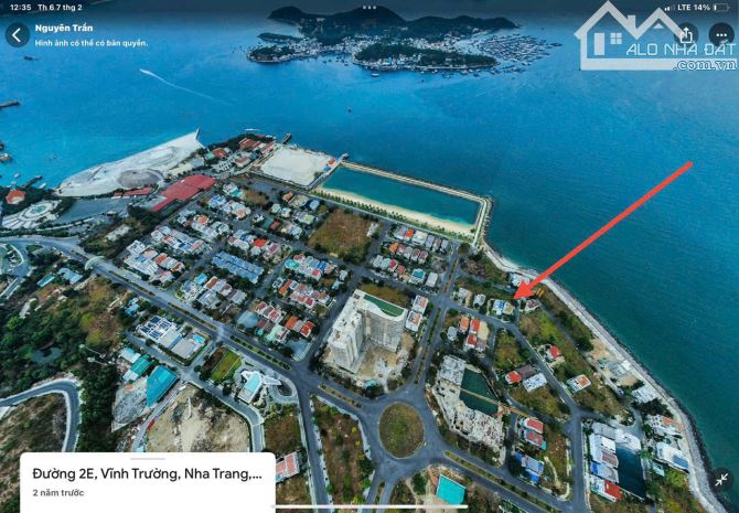 Bán đất lô góc biệt thự ,KĐT  biển An Viên, phường Vĩnh Trường, Nha Trang 284,4m2 rộng12,5 - 6