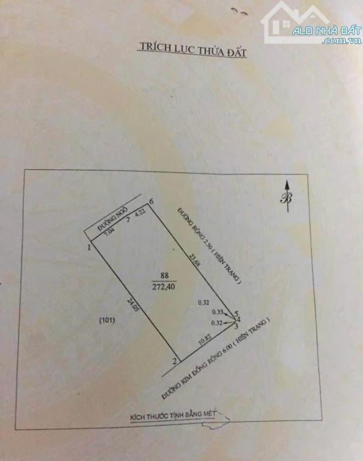 Bán nhà kinh doanh  mặt đường Kim Đồng - TP Vinh