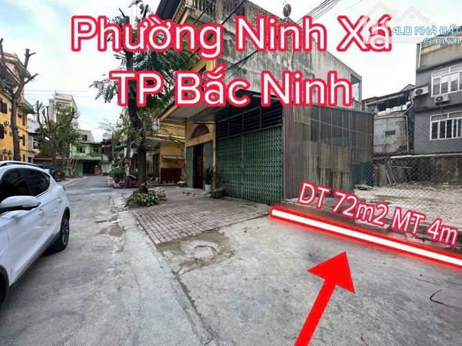 Bán đất phường Kinh Bắc TP Bắc Ninh 72m2 mặt 4m tây bắc giá 5,2 tỷ nhìn vườn hoa