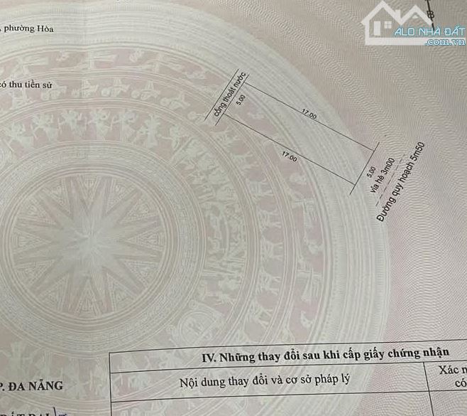 Đất mặt tiền đường 5m5 Hoà Phú Gò Nãy gần Tô Hiệu S= 85m2 (5x17) Đông Nam Giá: 3.49 tỷ