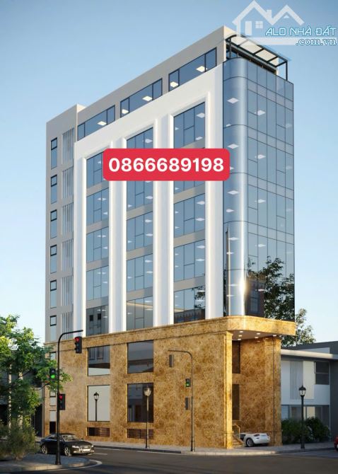 Bán Tòa Văn Phòng 9 Tầng Mặt Phố Quang Trung, DT 150m2, MT 6.5m. Lô góc 3 măt thoáng