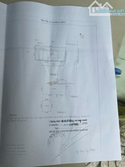 TÒA NHÀ 3 TẦNG – MẶT TIỀN VÀNG KINH DOANH TÂN SƠN NHÌ, P. TÂN SƠN NHÌ, TÂN PHÚ 12X25M - 1