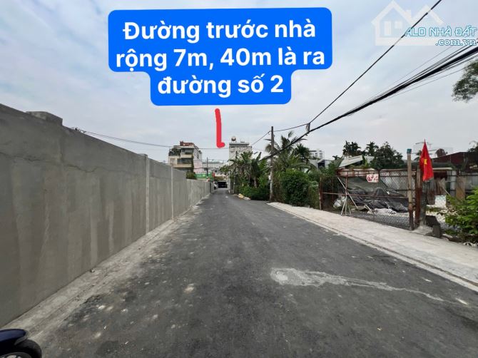 Kẹt Bank 13 tỷ bán gấp lô đất cách đường số 2 Trường Thọ chỉ 50m, vuông vức, ngang 7m - 2