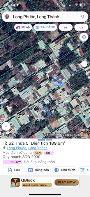 Bán lô đất 189 m2 có nhà nay ngã tư 67 giá mềm - 3