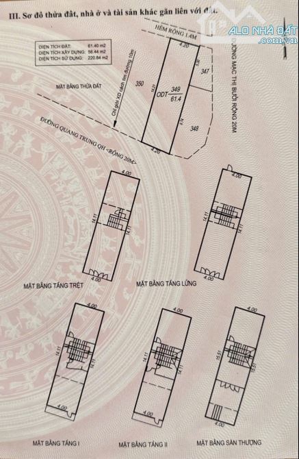 Bán nhà 4 tầng mặt tiền đường Quang Trung , TP BMT , Đắk Lắk - 4