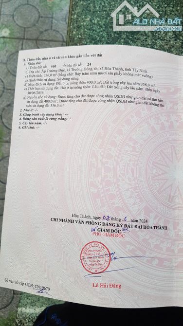 Cần bán lô đất mặt tiền Trường Đông - 4