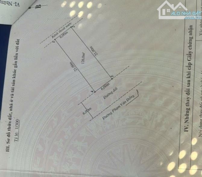 Bán đất tuyến 2 đường Phạm Văn Đồng, Hợp Đức, Đồ Sơn,  126m2, (6x21), 2,2 tỷ gia lộc.