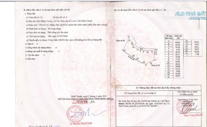 cần bán 1,4 mẫu đất lô 2  NGUYỄN  MINH CHÂU , THỊ XÃ LAGI BINH THUẬN, cach nhà nguyện 200M
