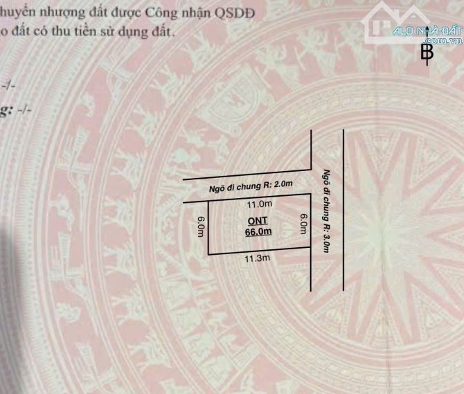 Lô Góc 66m2 ngang 6m tại Cao Bộ Đại Hà Giá 5xx