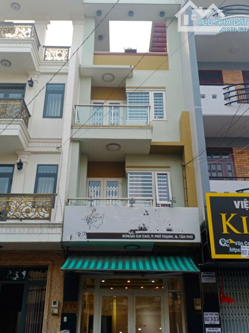 BÁN NHÀ 4 TẦNG, MẶT TIỀN ĐƯỜNG VĂN CAO, Q.TÂN PHÚ, CHỈ NHỈNH 12 TỶ - 1