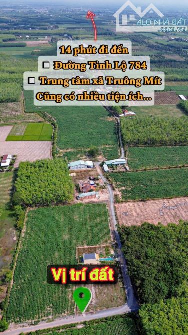 ✨ ĐẤT ĐƯỜNG NHỰA, GIÁ TIỀN ĐƯỜNG ĐẤT: Ngang 5m x Dài 25m (Full ONT). Nhà dân đông - 470Tr - 15