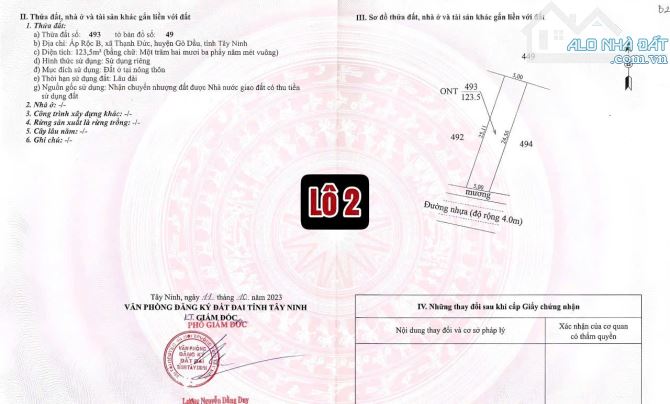 ✨ ĐẤT ĐƯỜNG NHỰA, GIÁ TIỀN ĐƯỜNG ĐẤT: Ngang 5m x Dài 25m (Full ONT). Nhà dân đông - 470Tr - 18