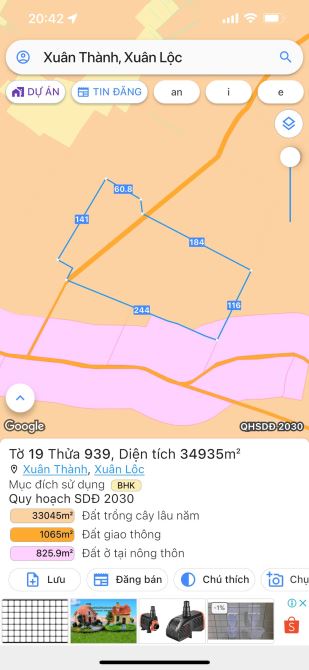 BÁN 90000M2 ĐẤT TAI XUÂN TRƯỜNG XUÂN LỘC ĐỒNG NAI, GẦN TL 766, GIÁ CHI 250TR/S, CO 600TC - 3