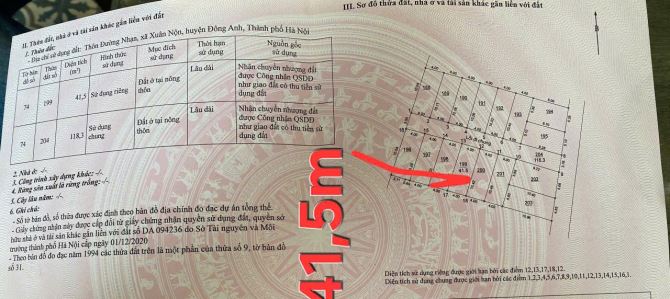 BÁN 41,5M2 ĐẤT ĐƯỜNG NHẠN, XUÂN NỘN, ĐÔNG ANH, HÀ NỘI - ĐƯỜNG Ô TÔ ĐỖ CỬA, CẠNH HỒ - 3