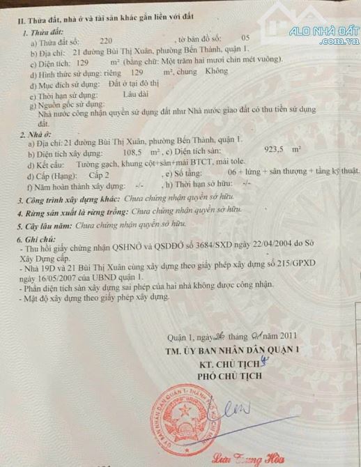 Mặt tiền Bùi Thị Xuân, Phường Bến Thành, Quận 1. 130 Tỷ - 6