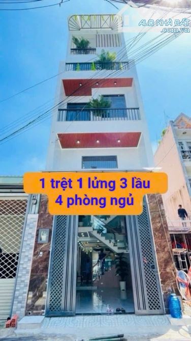 NHÀ 4 TẦNG LUNG LINH - XE TẢI ĐẬU NHÀ - HUỲNH THỊ HAI - 58M2 - CHỈ 6 TỶ