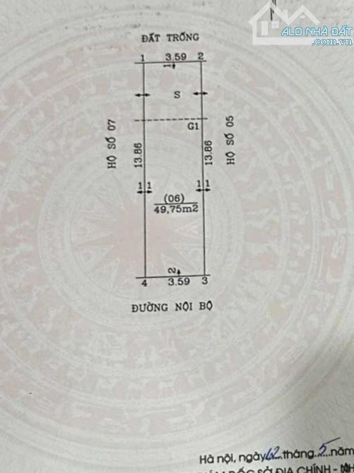 Phân Lô . Hoàng Quốc Việt . 50m2