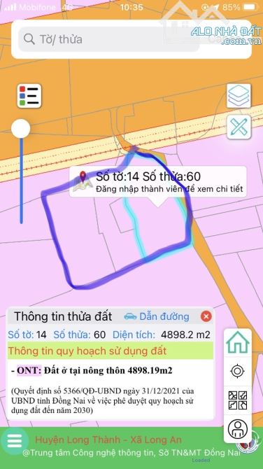 Bán gần 1 mẫu 3 long an giá mềm cho nhà đầu tư
