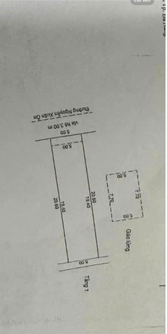 Đất MT Nguyễn Xuân Ôn - Hòa cường bắc xây căn hộ - 1