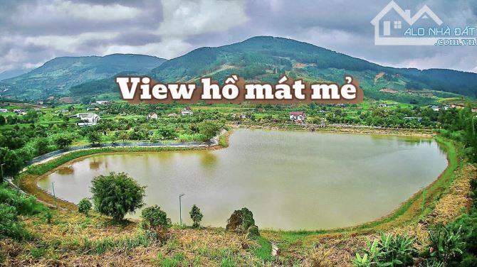 ✨ Lô đất ven Đà Lạt: 5M8 x 35M (139m2 ONT). View trực diện hồ và đồi thông săn mây - 779TR - 1