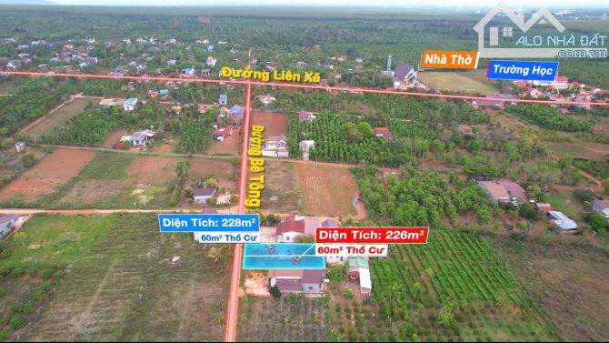Cư Kuin, Bán lô đất 228m2 mặt tiền 8m đường bê tông gần các tiện ích - 3